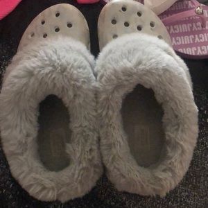 Fuzzy crocs